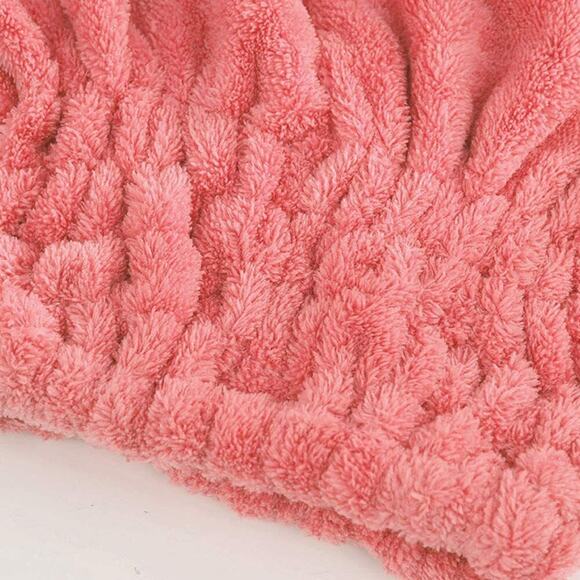 2 pk Microfiber Quick Hair Drying Bath Towel Spa Bowknot Wrap Towel Cap Shower - Picture 3 of 9